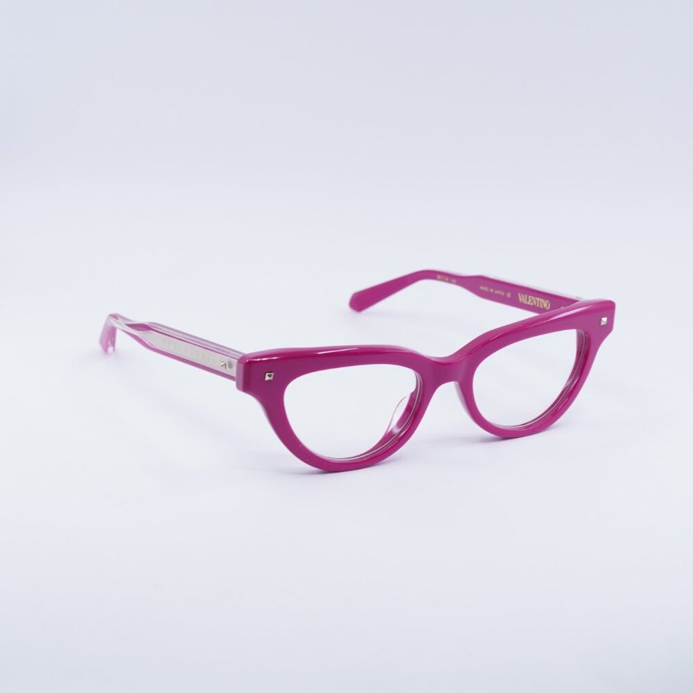 Valentino V-ESSENTIAL II VLX-124C Eyeglasses Pink 50mm Cat Eye Frame